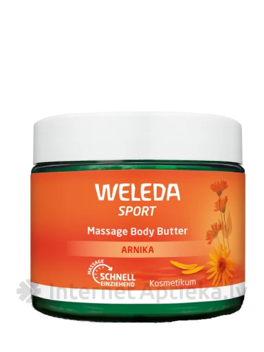 WELEDA Sport Arnika kehakreem massaažiks, 150 ml | internetaptieka.lv