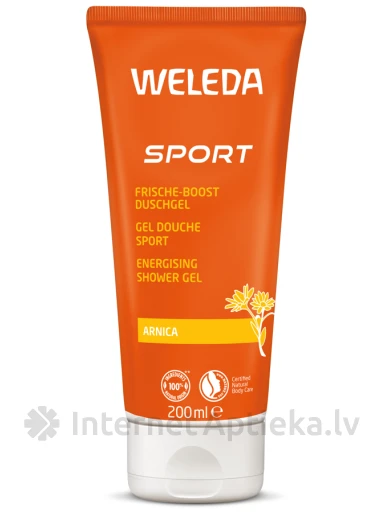 WELEDA Sport Arnika dušigeel, 200 ml | internetaptieka.lv