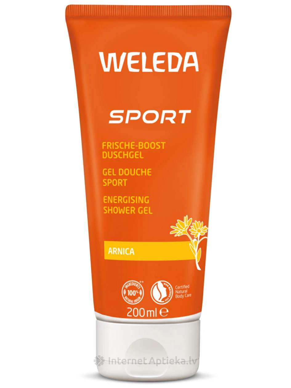 WELEDA Sport Arnika dušas želeja, 200 ml | internetaptieka.lv