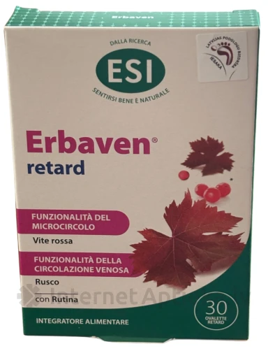 ESI Erbaven retard, 30 tablečių | internetaptieka.lv