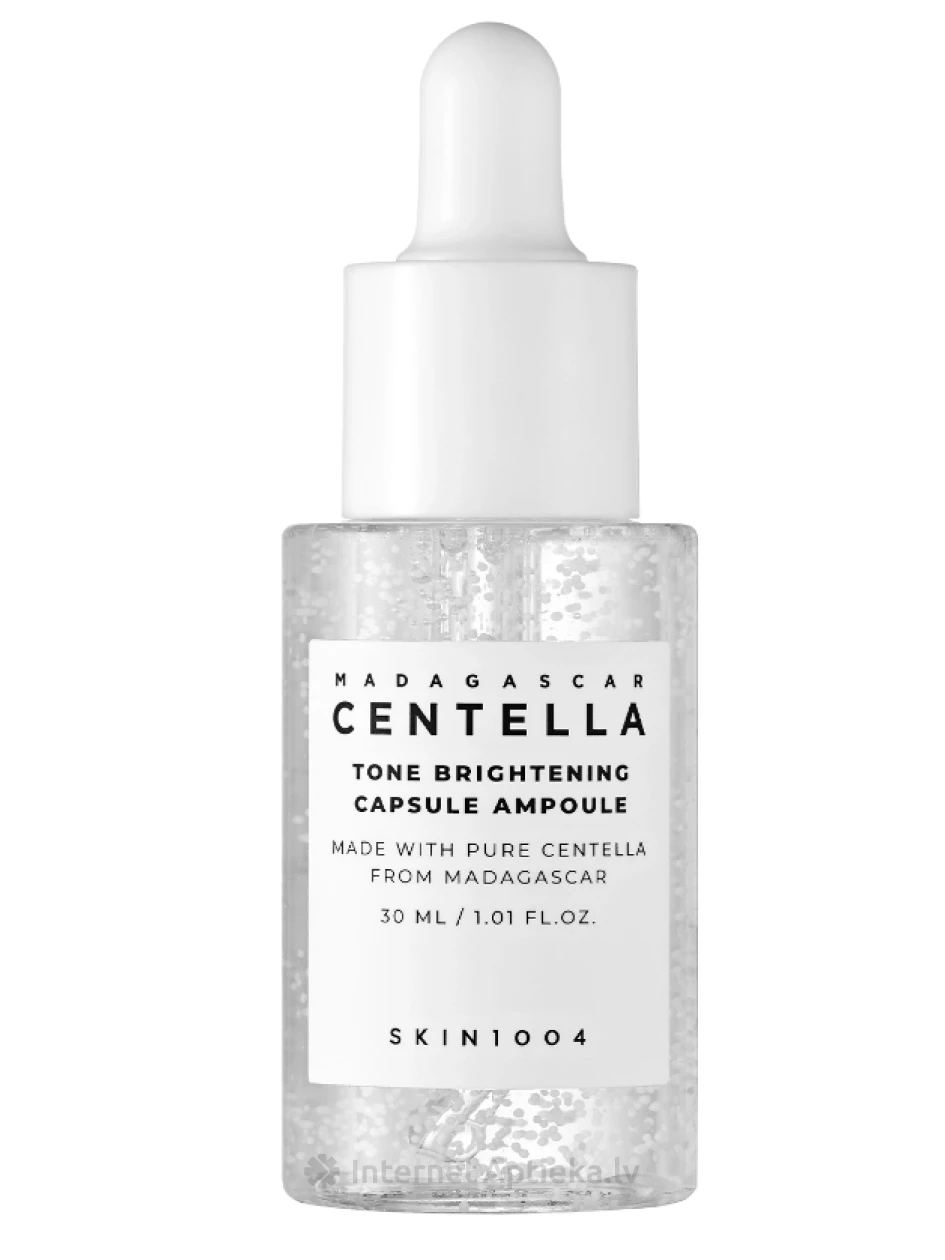SKIN1004 Madagascar CENTELLA TONE BRIGHTENING mitrinošs ampulu līdzeklis, 30 ml | internetaptieka.lv