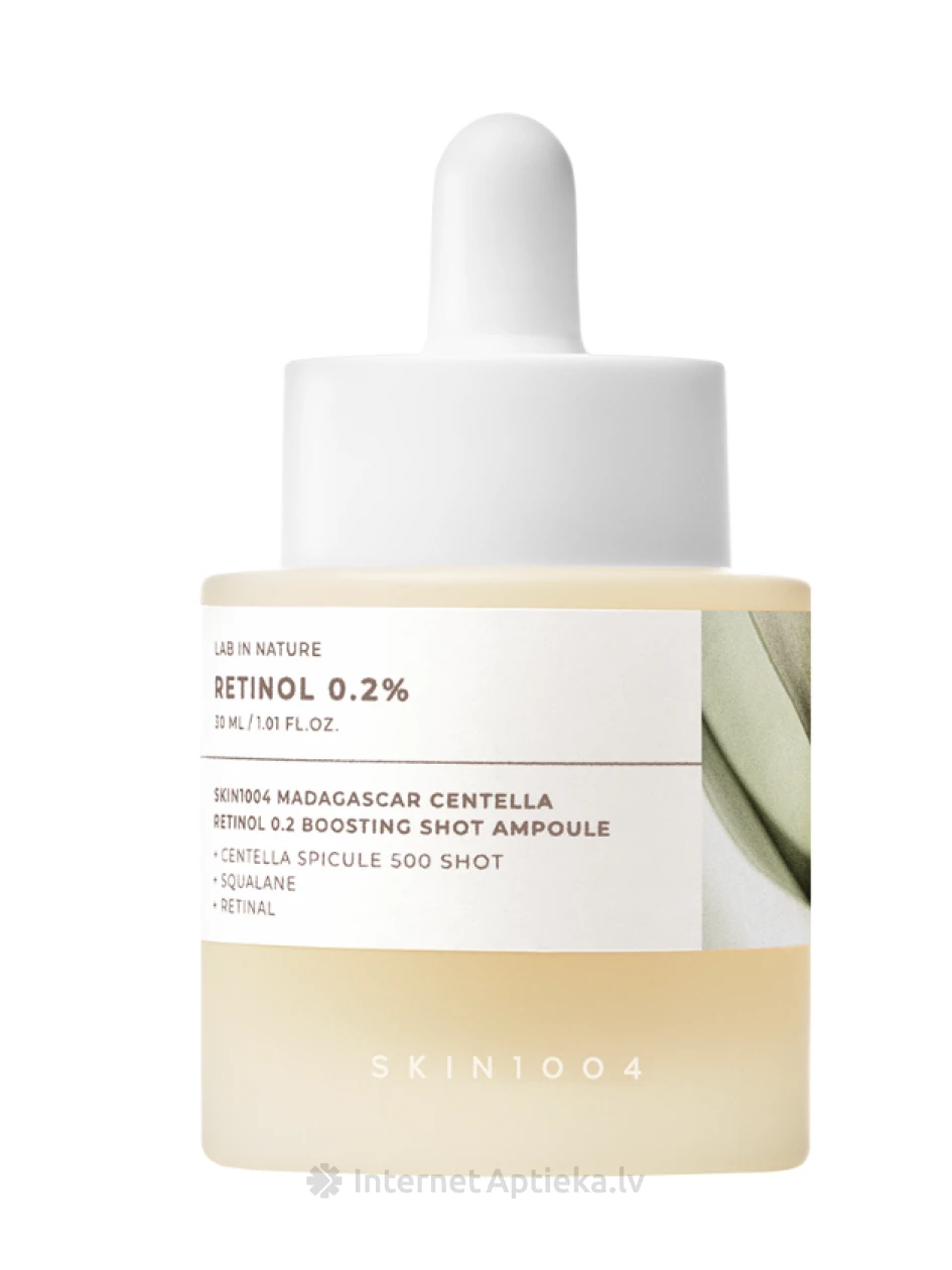 SKIN1004 Madagascar Centella Retinol 0.2 Boosting Shot Ампула, 30 мл | internetaptieka.lv