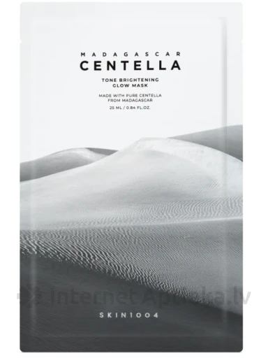 SKIN1004 Madagascar Centella Izgaismojoša un mitrinoša auduma sejas, 25 ml | internetaptieka.lv