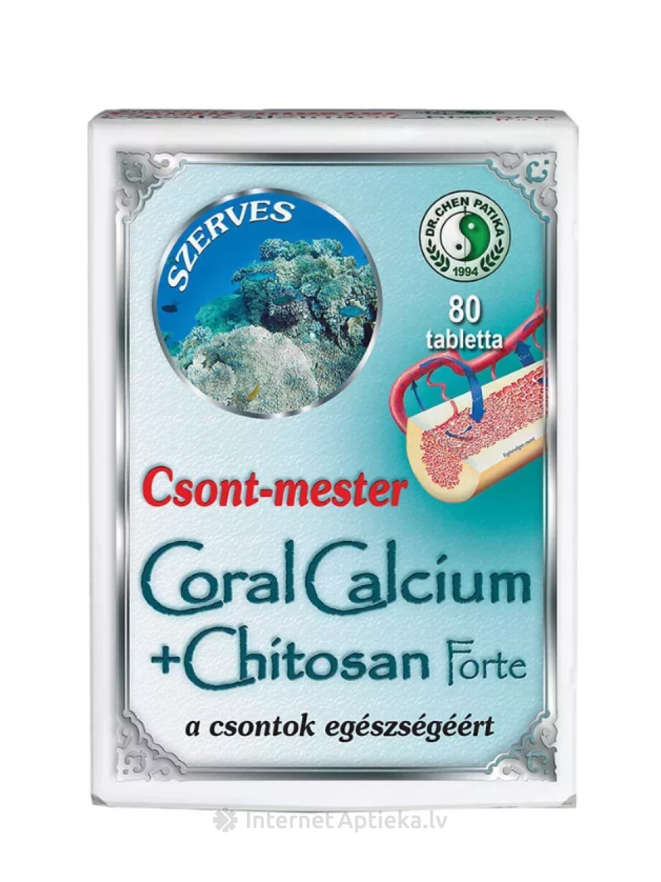 Looduslikud korallikaltsiumi tabletid, 80 tk. | internetaptieka.lv