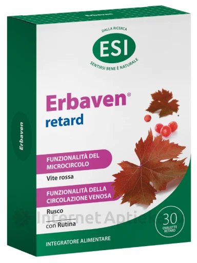 ESI Erbaven retard, 30 tabletes | internetaptieka.lv