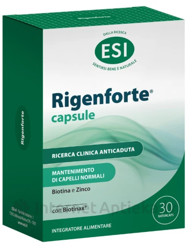 ESI Rigenforte (Zn,Se,L-metionīns,L-cistīns ,biotīns ,B6), 30 kapsulas | internetaptieka.lv