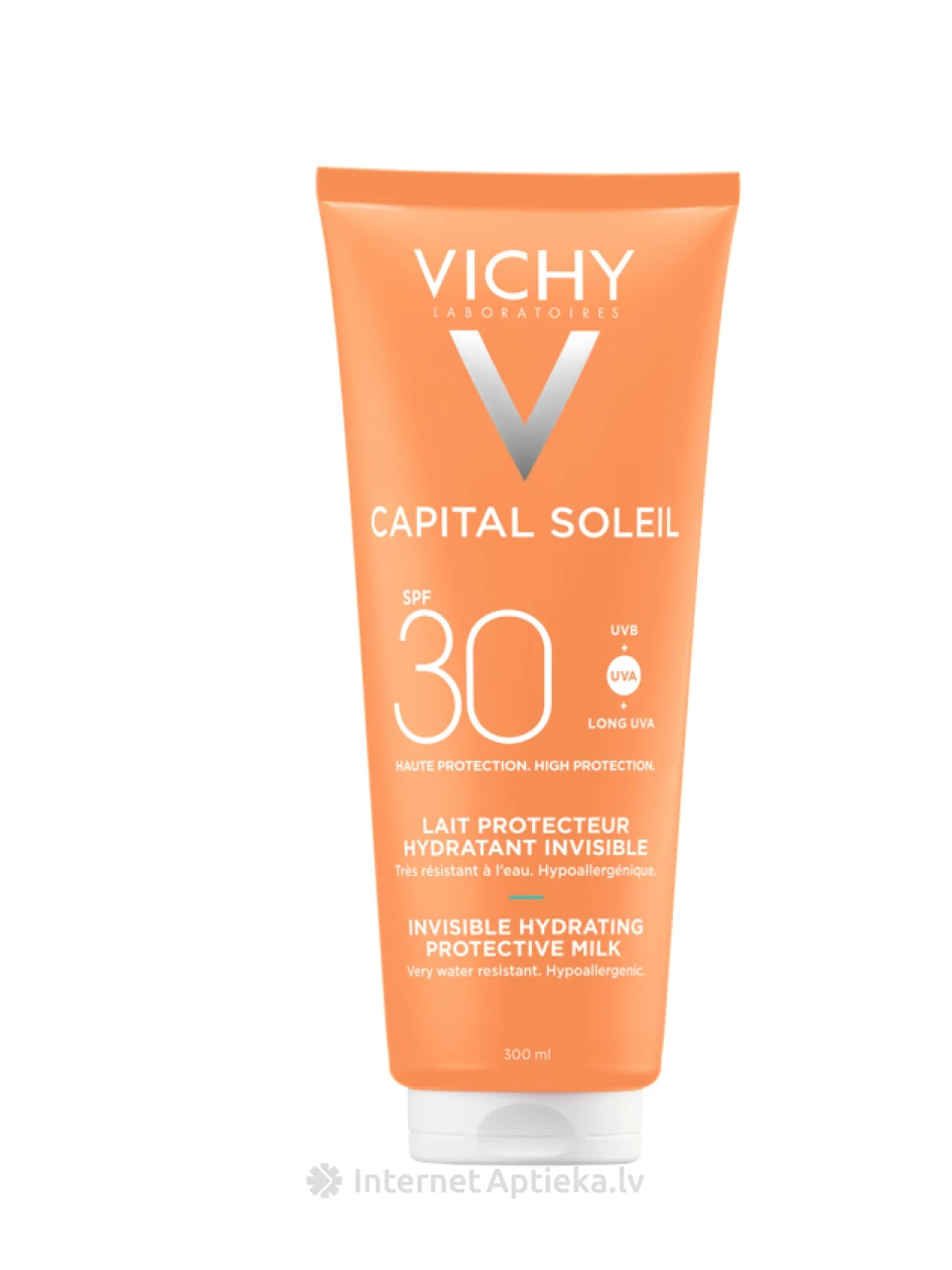 Vichy Capital Soleil Protective Milk SPF30 päikesekaitseks, 300 ml | internetaptieka.lv