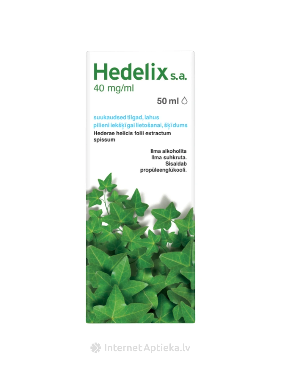 Hedelix капли 40 мг / мл, 50 мл | internetaptieka.lv