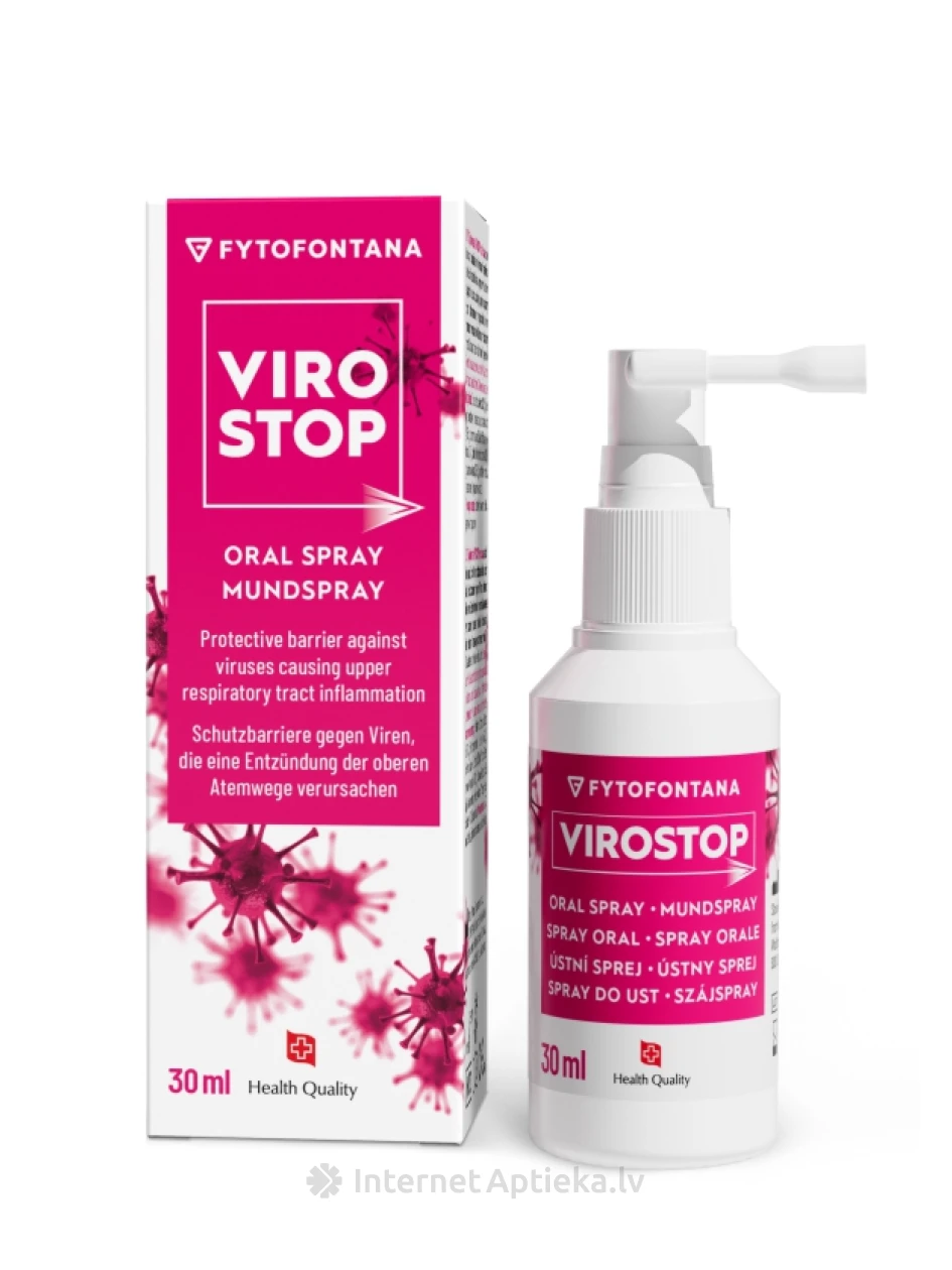 Fytofontana VIROSTOP аэрозоль для рта, 30 мл | internetaptieka.lv