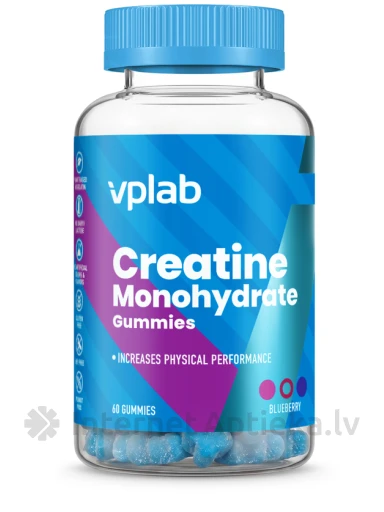 VPLab Creatine Monohydrate Gummies košļājamās pastilas, 60 gb. | internetaptieka.lv