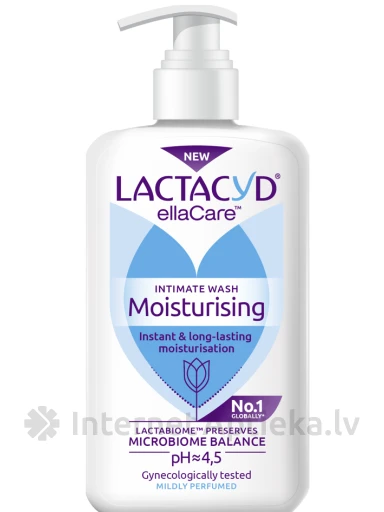 Lactacyd Moisturising intiimsete alade pesuvahend, 200 ml | internetaptieka.lv