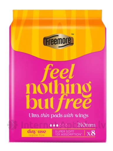 Freemore Ultra Thin (дневные) Гигиенические прокладки, 8 шт. | internetaptieka.lv