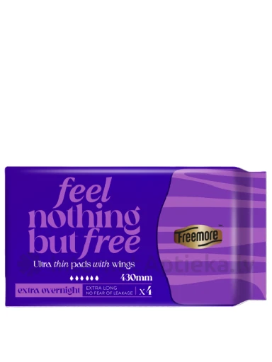 Freemore Ultra Extra Overnight гигиенические прокладки, 4 шт. | internetaptieka.lv