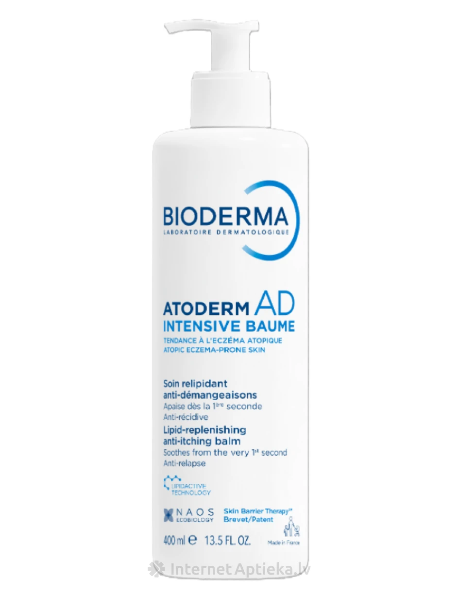 BIODERMA Atoderm AD Intensive palsam, 400 ml | internetaptieka.lv