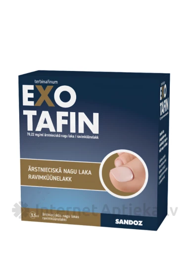 EXOTAFIN 78.22 mg/ml ārstnieciskā nagu laka, 3.3 ml | internetaptieka.lv