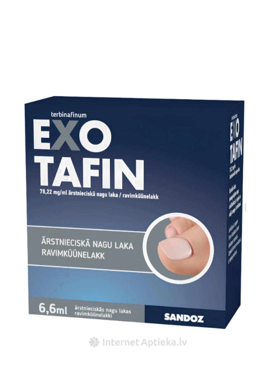 Exotafin 78.22mg/ml ārstnieciskā nagu laka, 6.6 ml | internetaptieka.lv