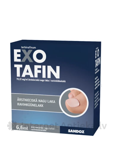 Exotafin 78.22mg/ml meditsiiniline küünelakk, 6.6 ml | internetaptieka.lv