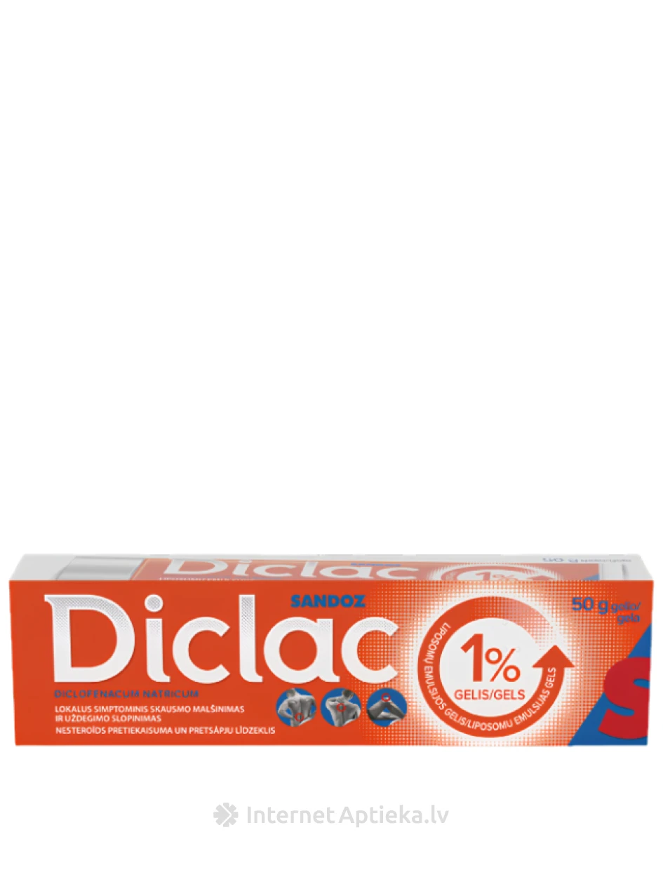 Diclac geel 1%, 50 g | internetaptieka.lv