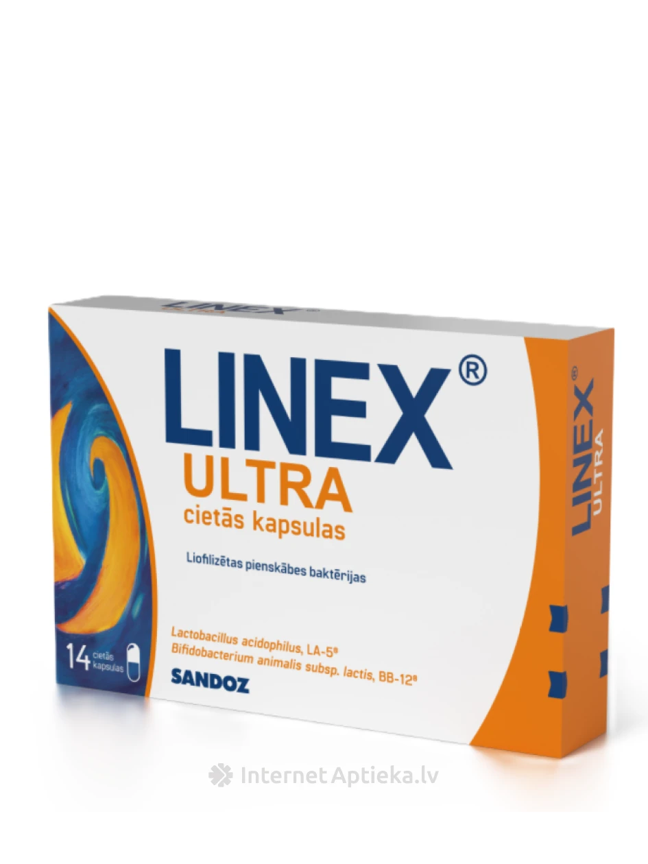 Linex® Ultra kapsulės, 14 kietųjų kapsulių | internetaptieka.lv