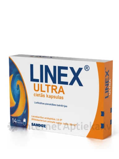 Linex® Ultra kapsulės, 14 kietųjų kapsulių | internetaptieka.lv