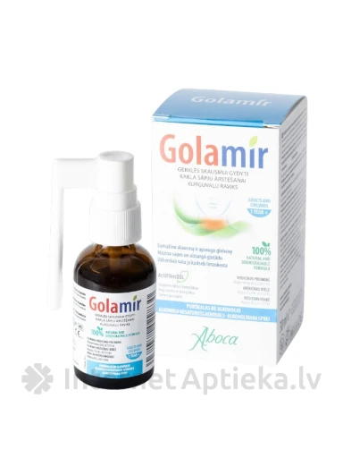 GOLAMIR аэрозоль без алкоголя, 30 мл | internetaptieka.lv