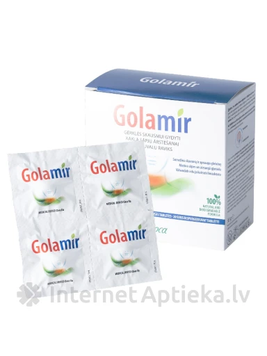 GOLAMIR растворимые в ротовой полости, 20 таблеток | internetaptieka.lv