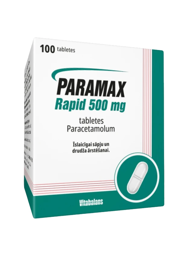 Paramax Rapid 500 mg tabletes