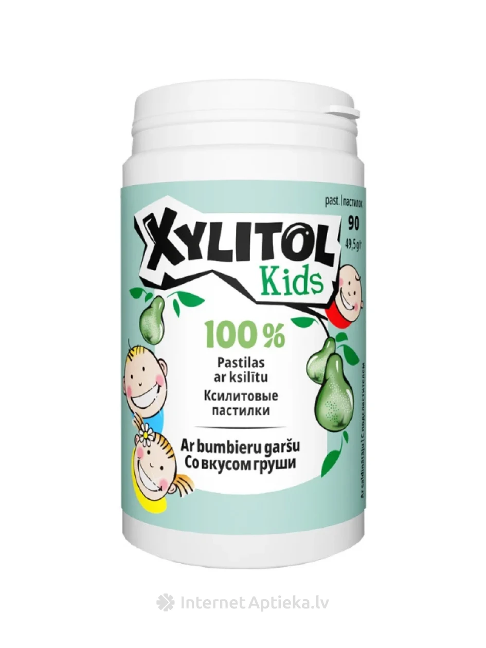 Xylitol Kids пастилки, 90 шт. | internetaptieka.lv