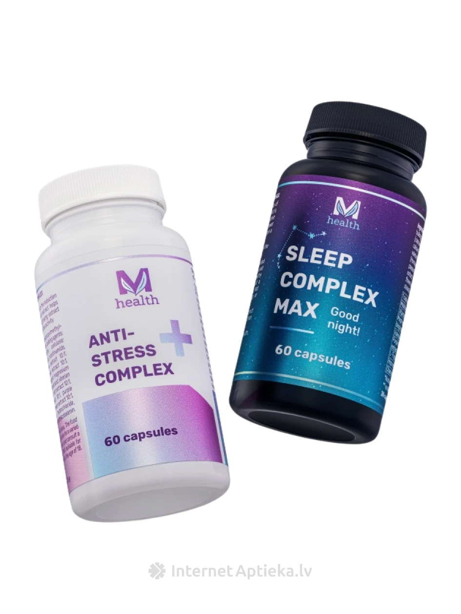 MV Health Anti-Stress + Sleep Complex Max (Komplektas) | internetaptieka.lv
