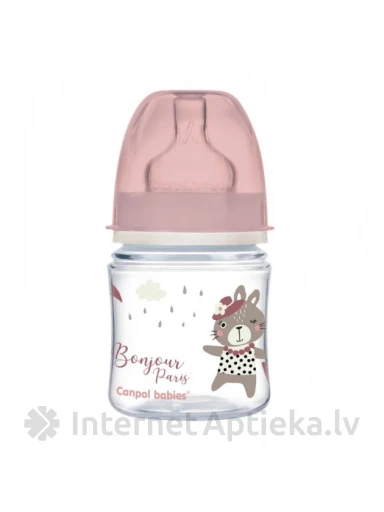 Canpol babies buteliukas nuo pilvo dieglių, rožinis, 120 ml | internetaptieka.lv