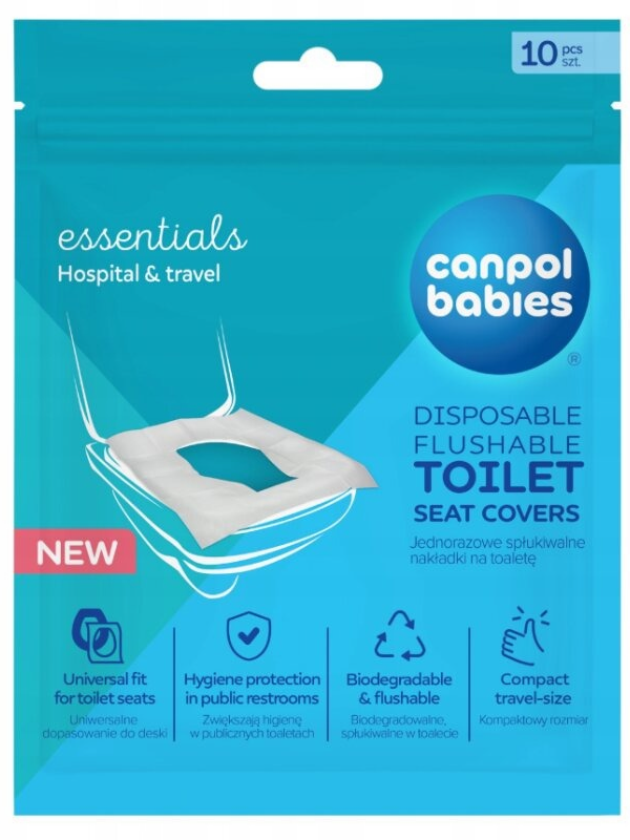 CANPOL babies vienreizējās lietošanas tualetes sēdekļa