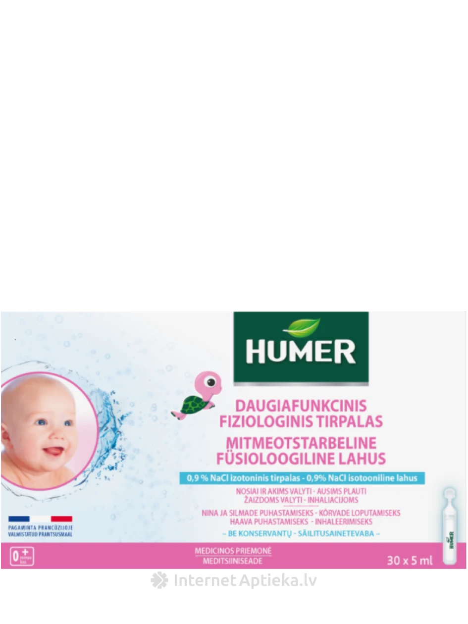 Humer izotoninis tirpalas 5 ml, 30 vnt. | internetaptieka.lv