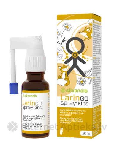 SILVANOLS LARINGOSPRAY KIDS Sprejs, 20 ml | internetaptieka.lv
