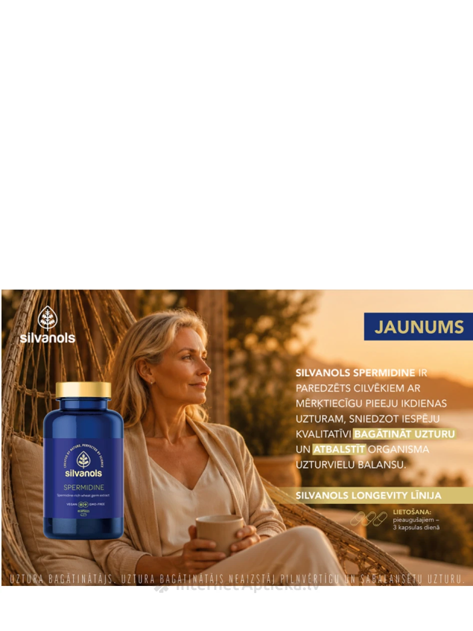 Silvanols SPERMIDINE kapslid, 90 tk | internetaptieka.lv