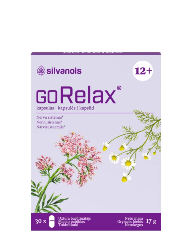 GORELAX kapsulas, 30 gab.