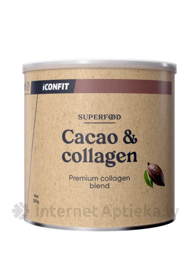 ICONFIT Коллаген Суперфуд Какао, 250 г | internetaptieka.lv