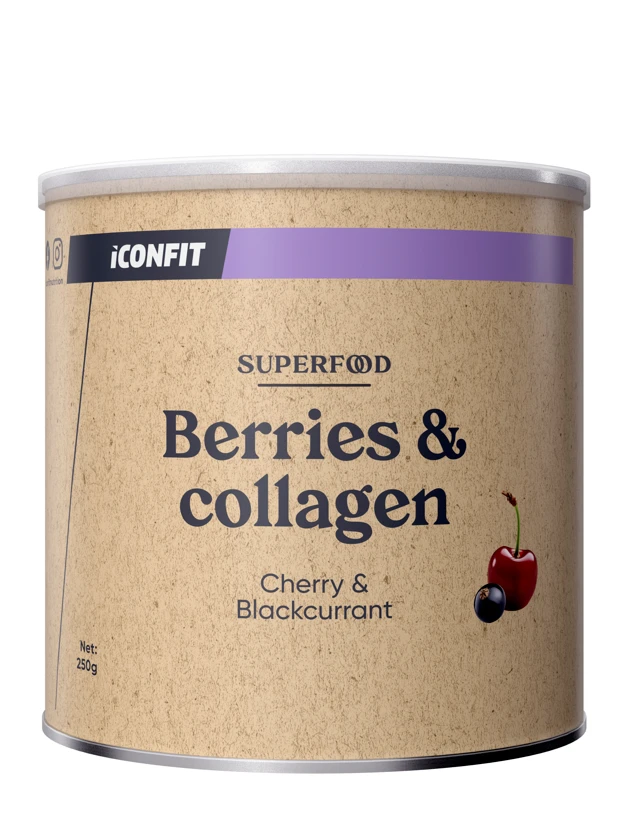 ICONFIT Superfood kolagēns ar ķiršu un upeņu garšu, 250 g