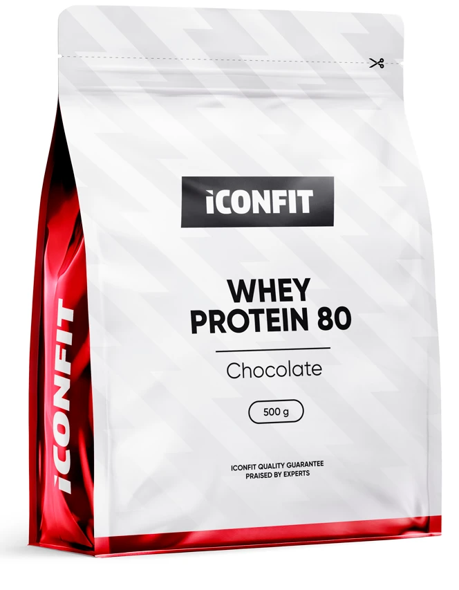 ICONFIT Whey Protein 80 ar šokolādes garšu, 500 g