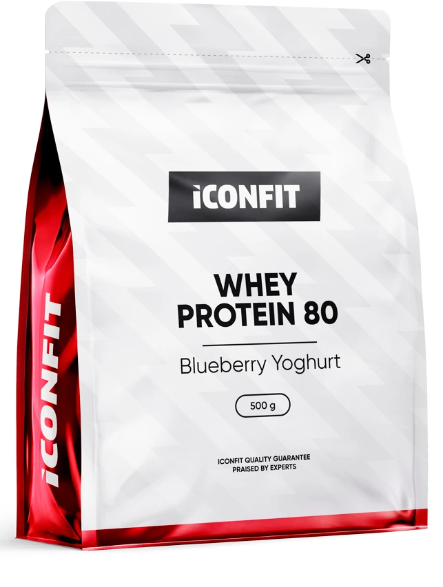 ICONFIT Whey Protein 80 ar melleņu jogurta garšu, 500 g