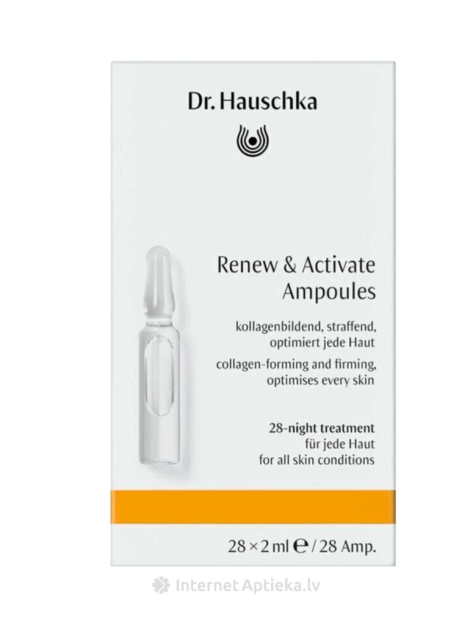 Dr. Hauschka Renew and Activate Ampoules - atkuriamosios ir aktyvinančios ampulės, 28 x 2 ml | internetaptieka.lv