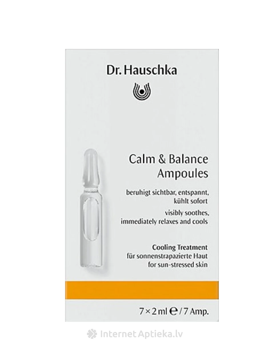 Dr. Hauschka Calm and Balance Ampoules - ramina ir subalansuoja ampulės, 7 x 2 ml | internetaptieka.lv