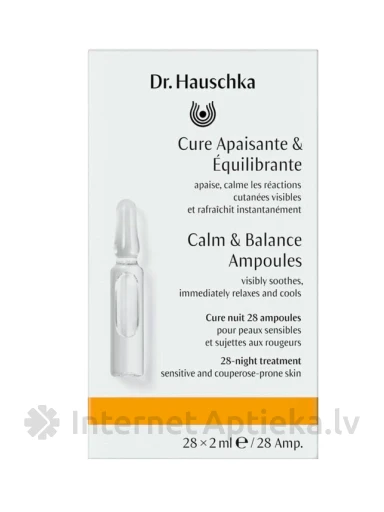 Dr. Hauschka Calm and Balance Ampoules - subalansuojančios ampulės, 28 x 2 ml | internetaptieka.lv