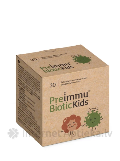 Preimmu® Biotic Kids Pulveris paciņās, 30 gb. | internetaptieka.lv