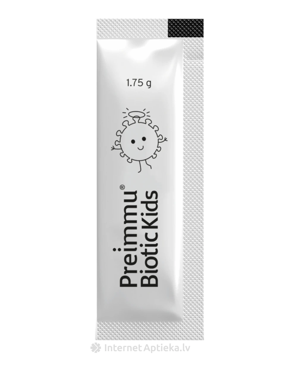 Preimmu® Biotic Kids Pulveris paciņās, 30 gb. | internetaptieka.lv
