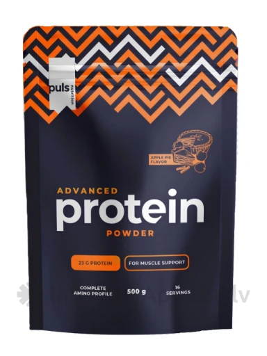 Puls Nutrition Advanced Apple Pie веганский протеиновый порошок, 500 г | internetaptieka.lv