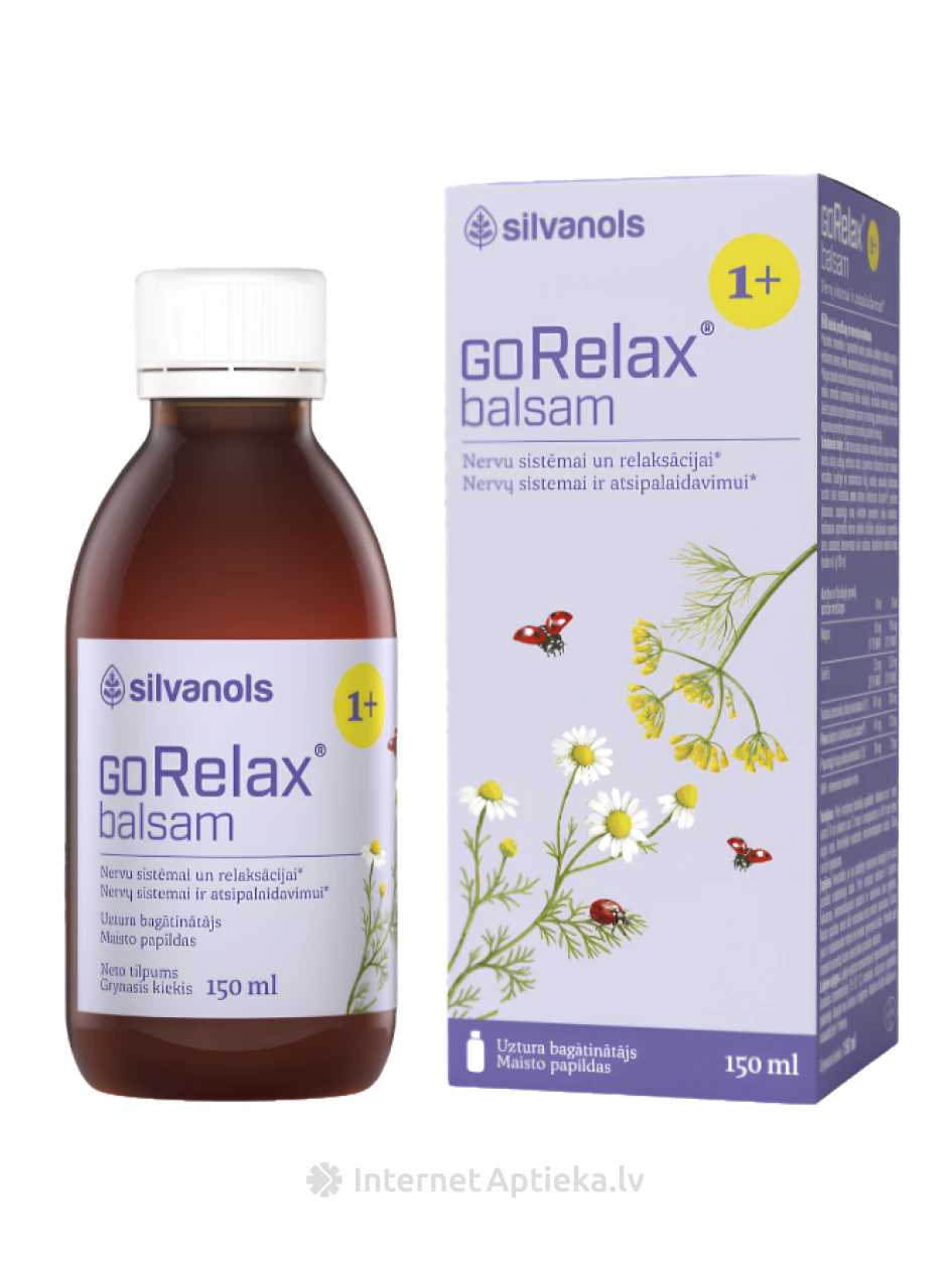 Silvanols GORELAX бальзам, 150 мл | internetaptieka.lv