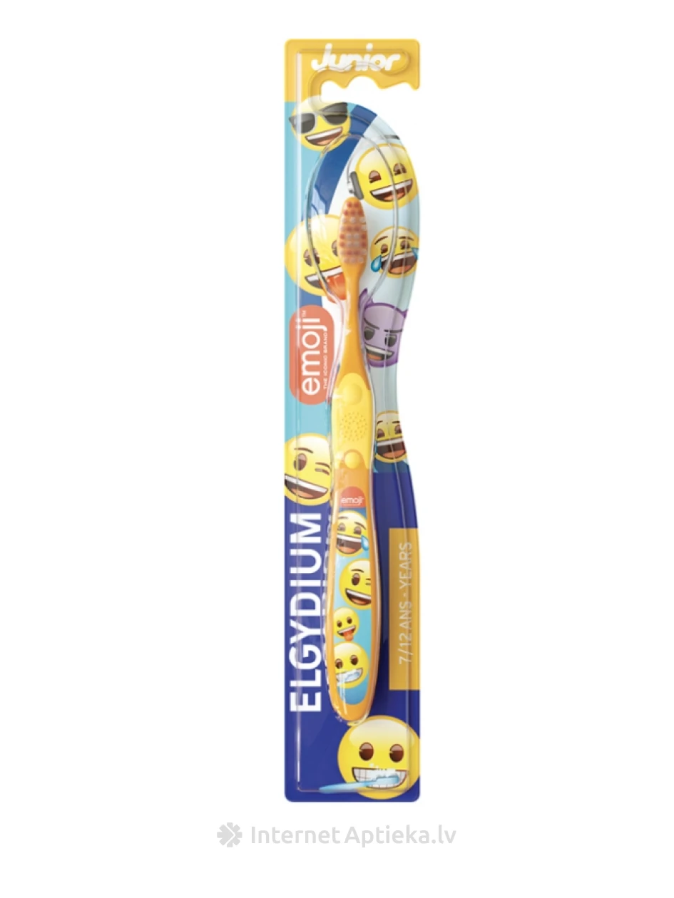 ELGYDIUM Zobu birste JUNIOR EMOJI Bērniem | internetaptieka.lv