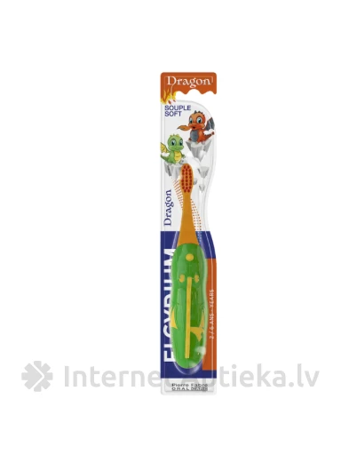 ELGYDIUM Zobu birste KIDS DRAGON | internetaptieka.lv