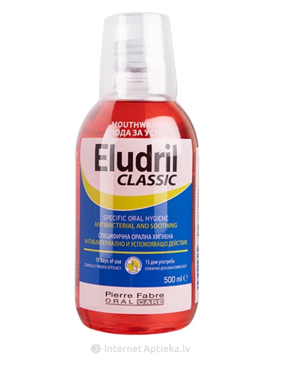 ELUDRIL CLASSIC mutes skalojamais līdzeklis, 500 ml | internetaptieka.lv