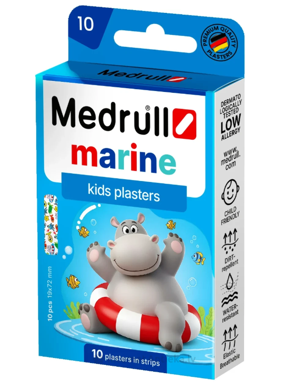 Medrull KIDS plaaster 19x72mm, 10 tk | internetaptieka.lv